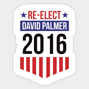 Re-Elect David Palmer 2016 (Badge) Sticker